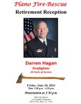 Retirement Reception Firefighter Darren Hagan June 28, 2024