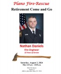 Retirement Presentation Fire Engineer Nathan Daniels August 3, 2024